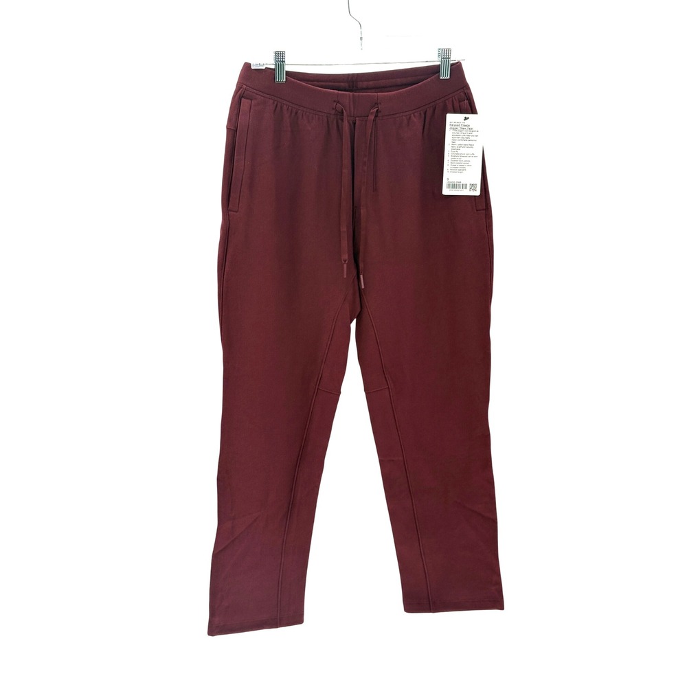 Lululemon Relaxed Fleece Jogger Crop Men Small Maroon Red Lunar New Year New